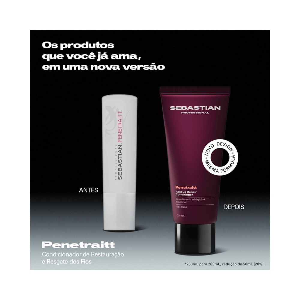 Tubo do Condicionador Sebastian Penetraitt Rescue Repair 200ml